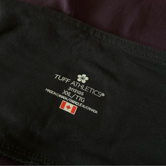 💕 Tuff Athletics Purple Bike Shorts Compression Fit XXL - Picture 3 of 7